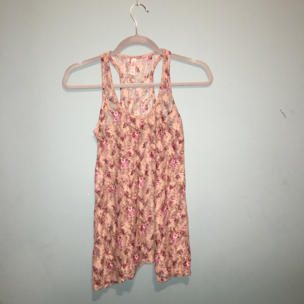Floral Lace Camisole Tank